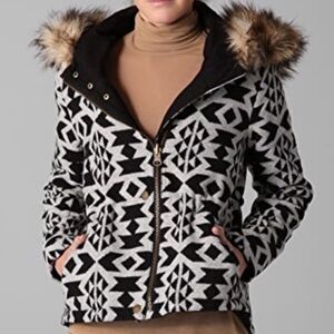 BB Dakota Reversible Everett Jacket with Geometric Pattern